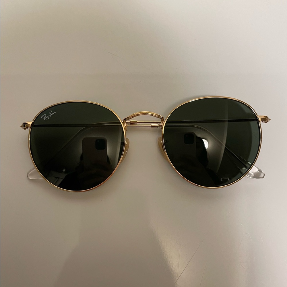 🔺SOLD🔺Ray-Ban Round Metal Sunglasses - Picture 3 of 9
